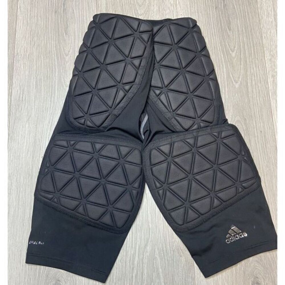 Adidas Football Shorts Padded Griddle Men Large Climacool Force Integrated Black
